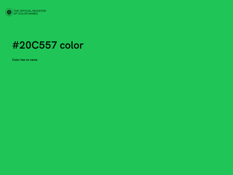 #20C557 color image