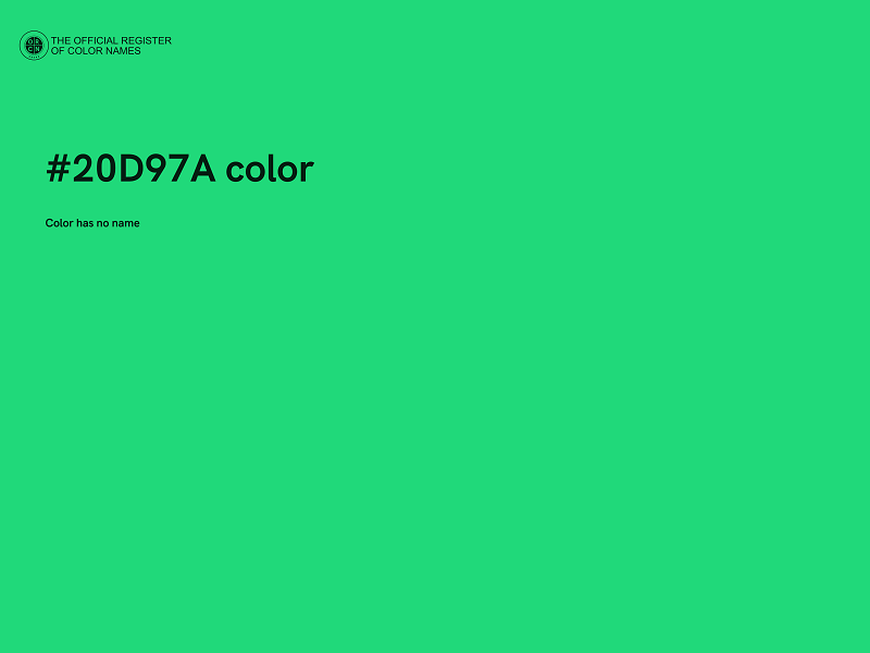 #20D97A color image