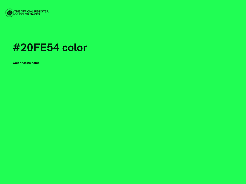 #20FE54 color image