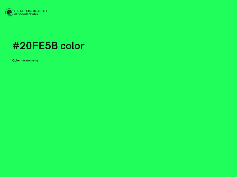 #20FE5B color image