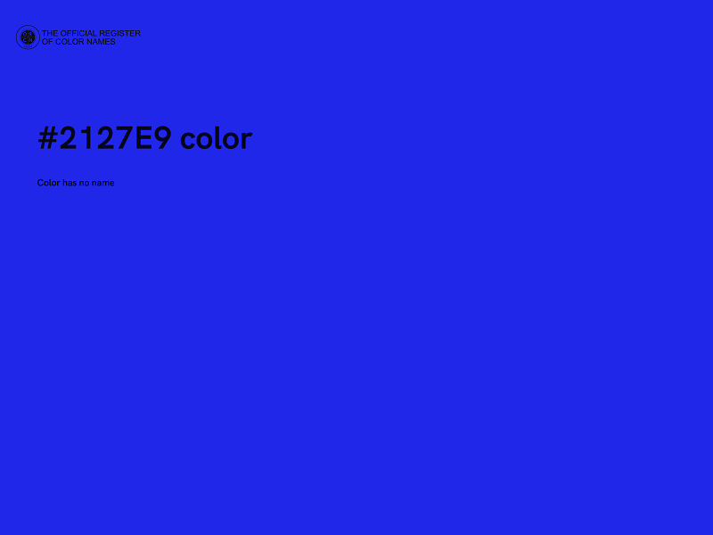 #2127E9 color image