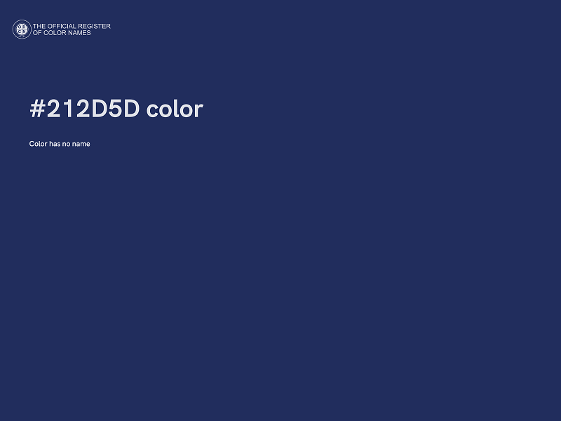 #212D5D color image