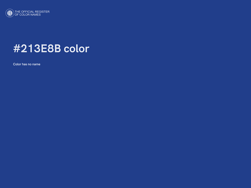 #213E8B color image