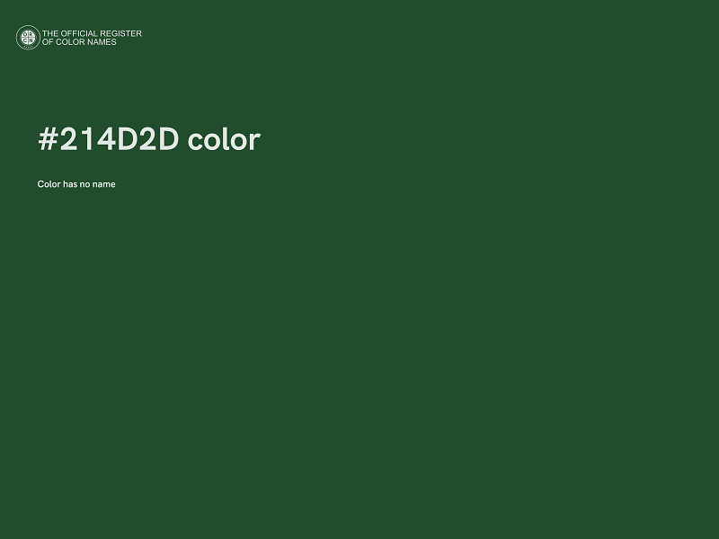 #214D2D color image