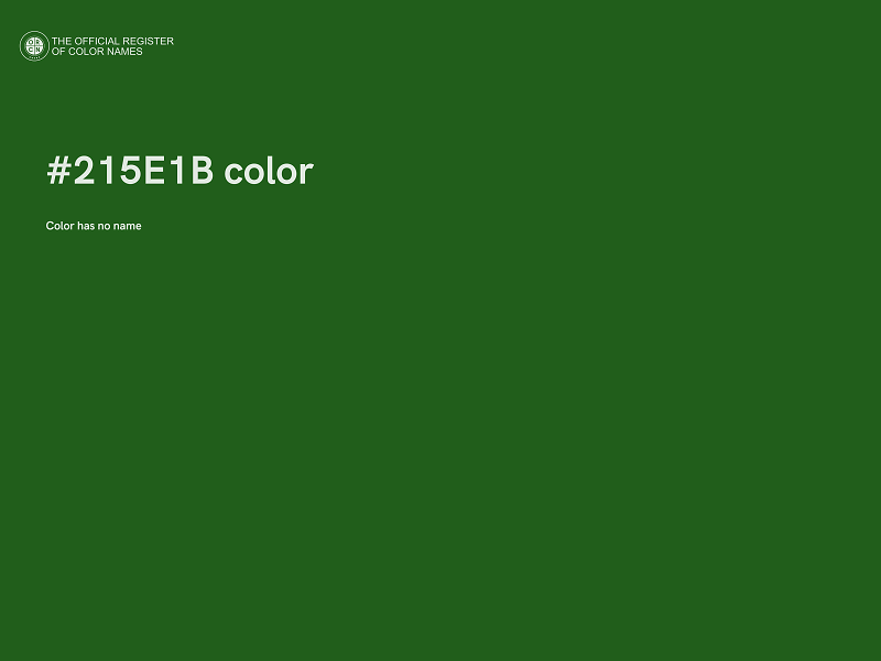 #215E1B color image