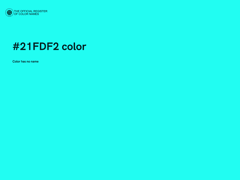 #21FDF2 color image