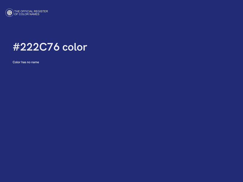 #222C76 color image