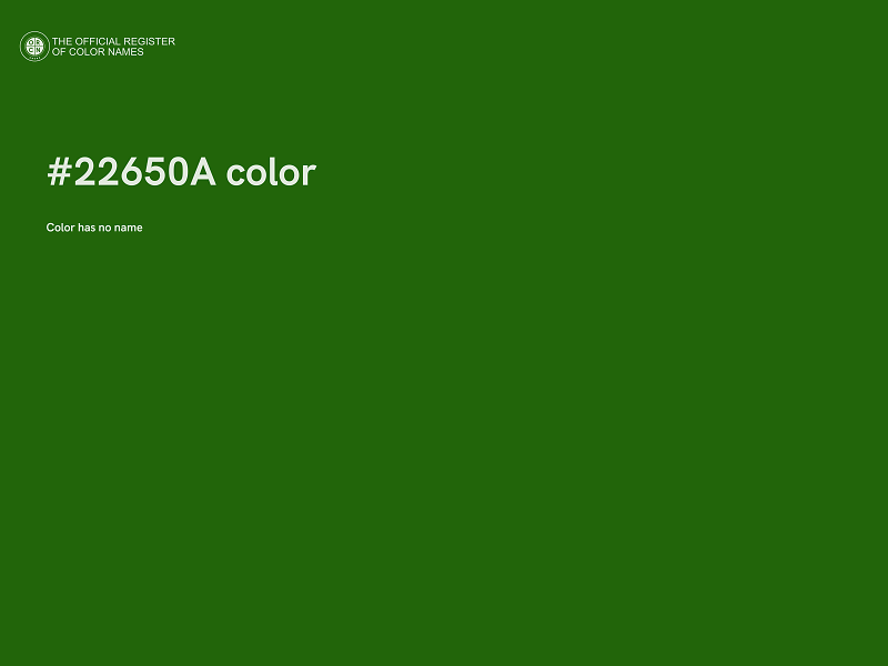 #22650A color image