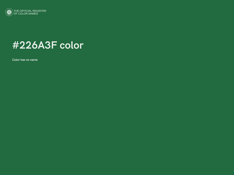 #226A3F color image