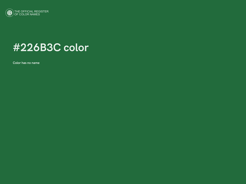 #226B3C color image