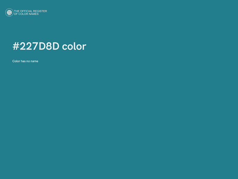 #227D8D color image