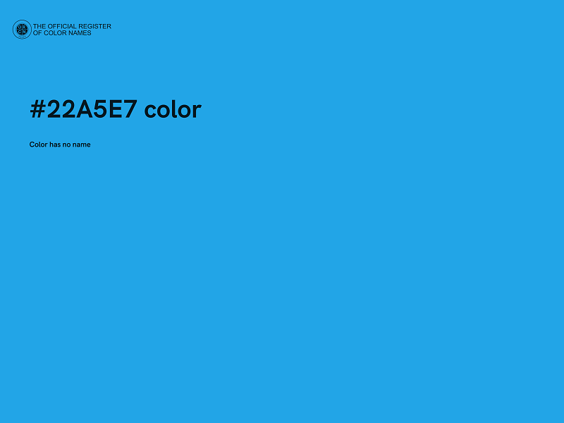 #22A5E7 color image