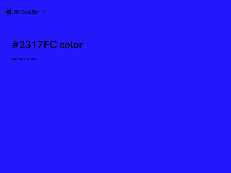 #2317FC color image