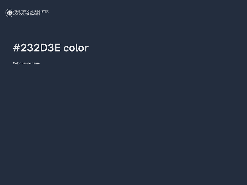 #232D3E color image