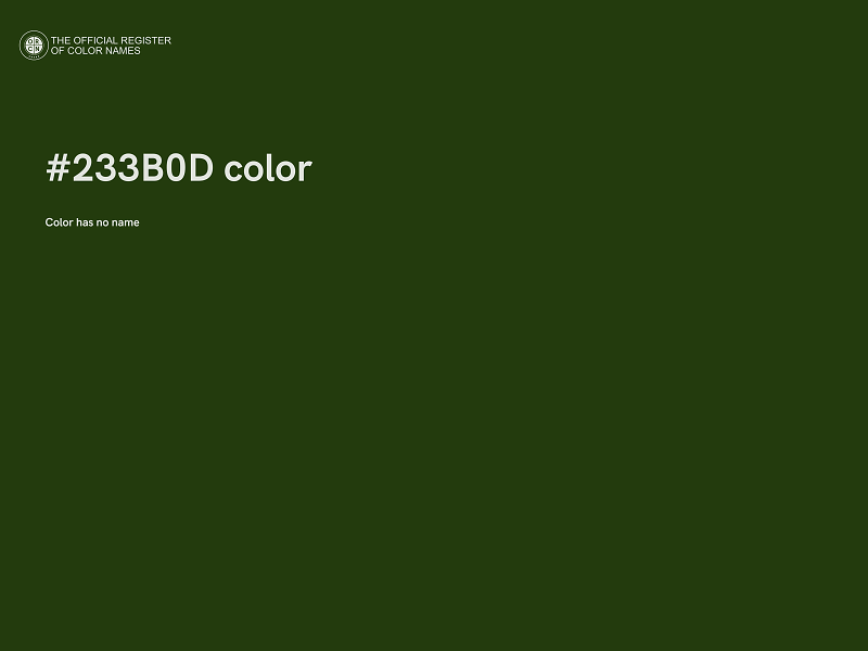 #233B0D color image