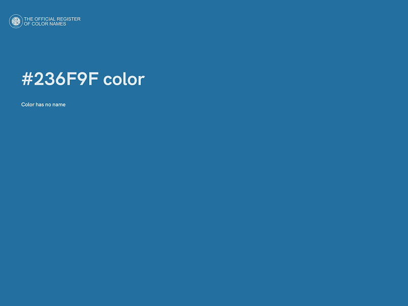 #236F9F color image