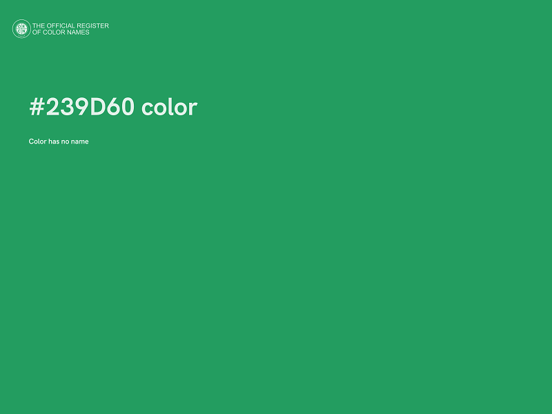 #239D60 color image