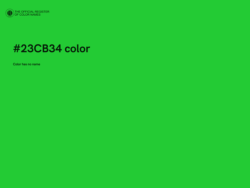 #23CB34 color image