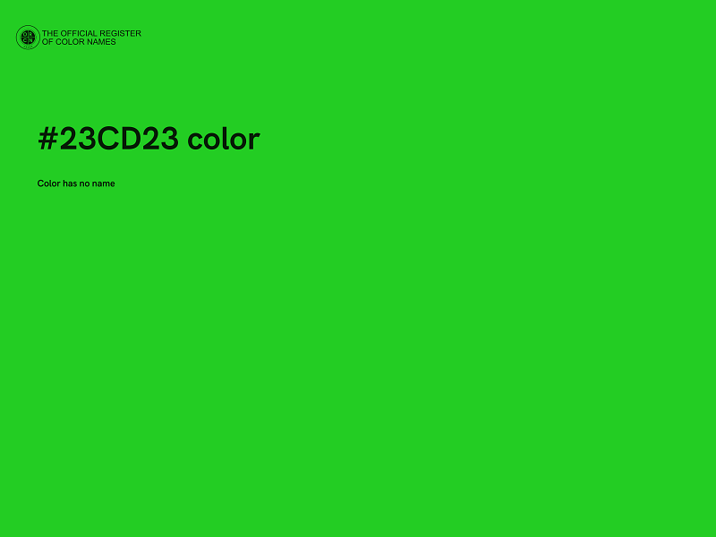 #23CD23 color image