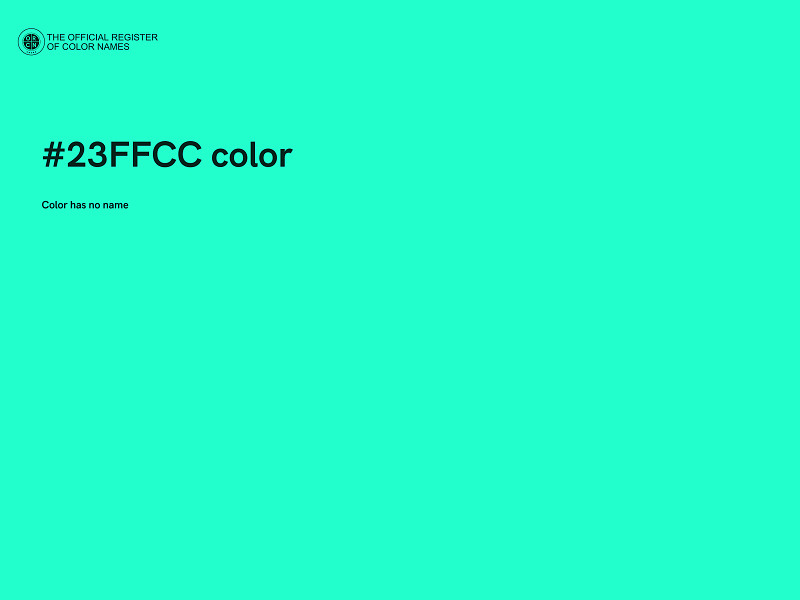 #23FFCC color image