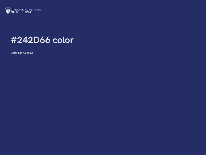 #242D66 color image