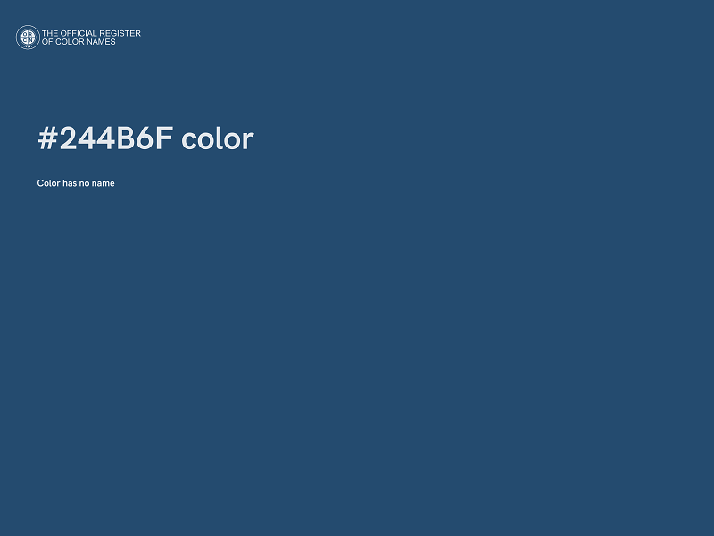 #244B6F color image