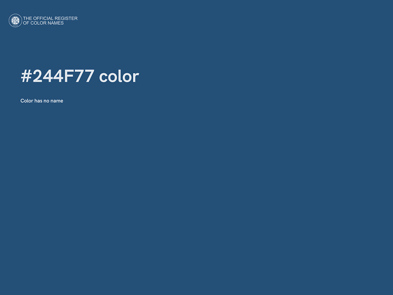 #244F77 color image