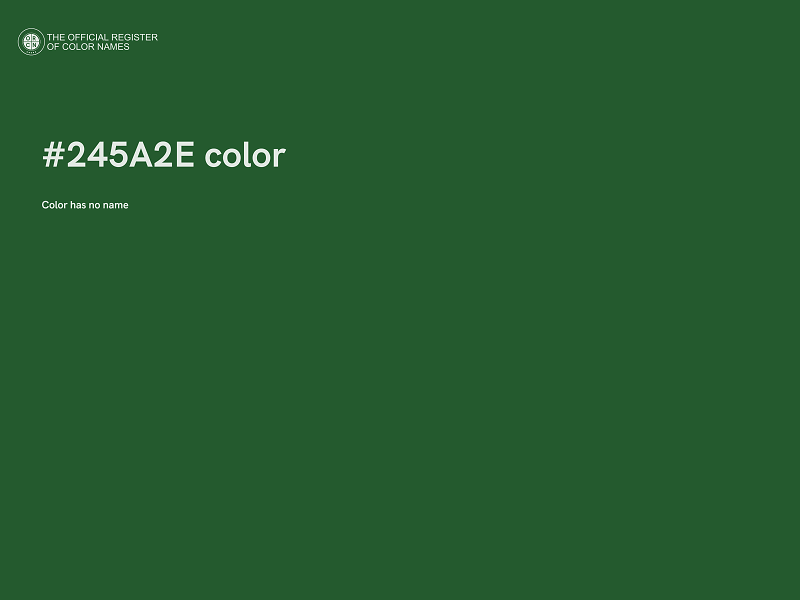 #245A2E color image