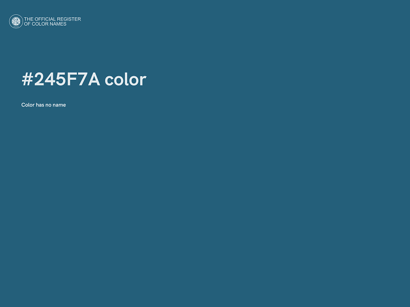 #245F7A color image