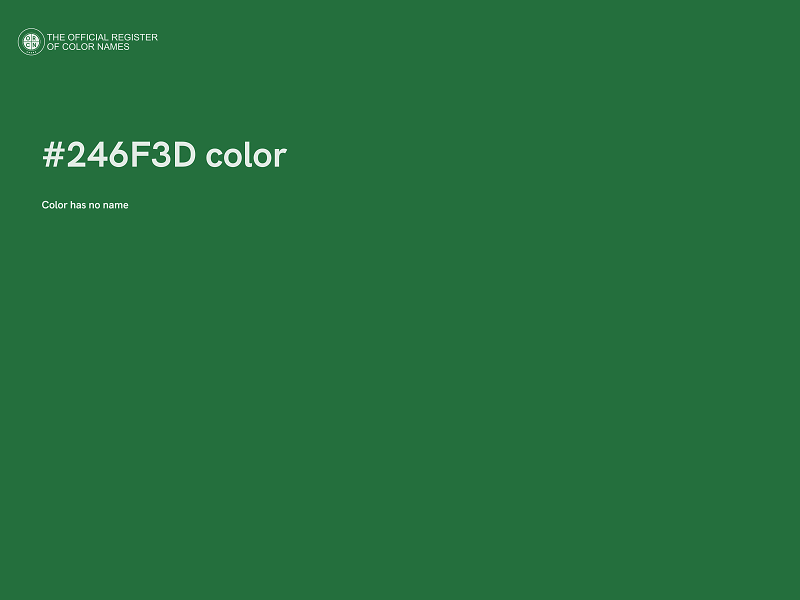 #246F3D color image