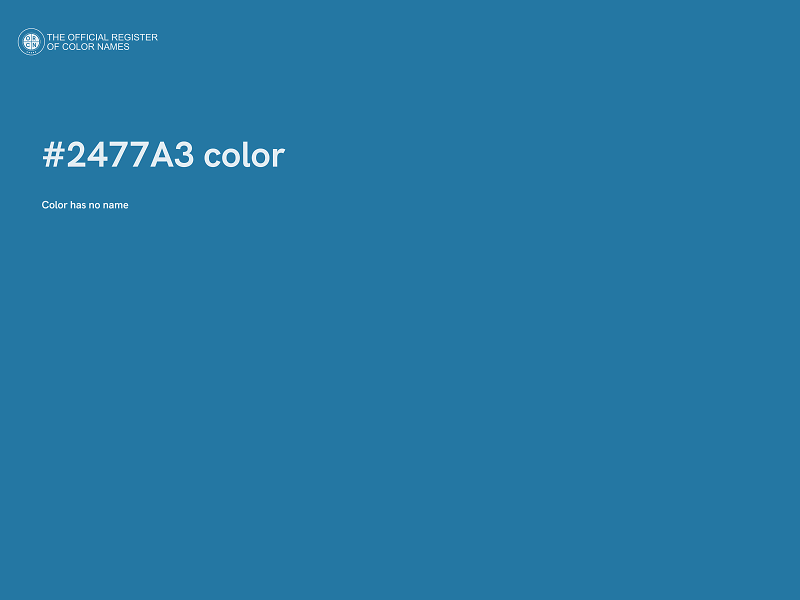 #2477A3 color image