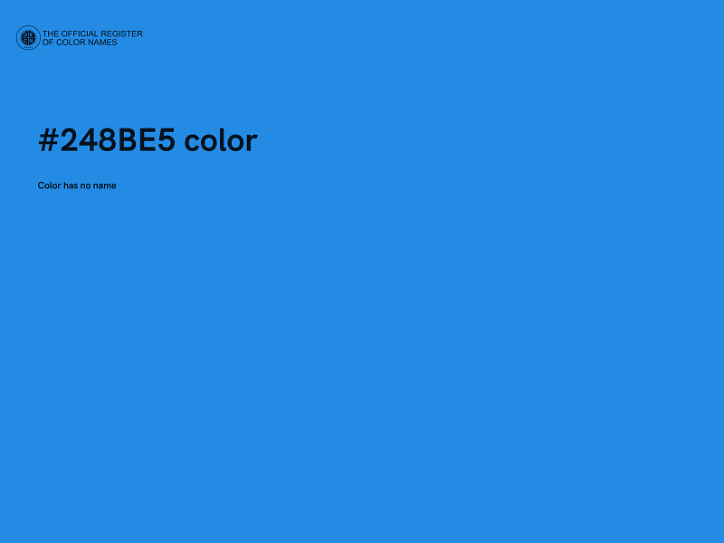 #248BE5 color image