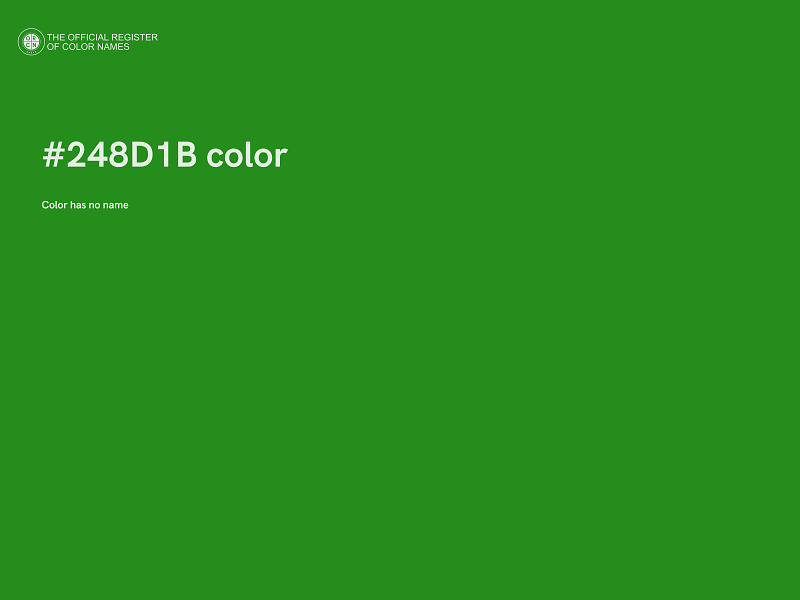 #248D1B color image