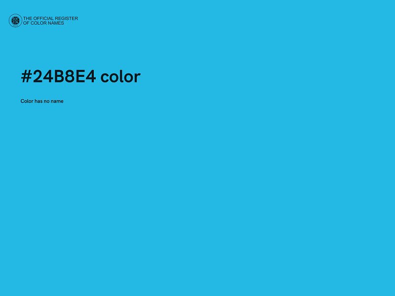 #24B8E4 color image