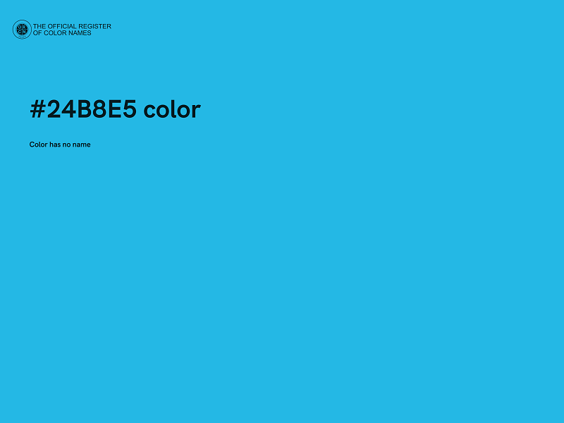 #24B8E5 color image