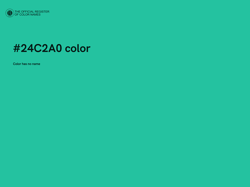 #24C2A0 color image