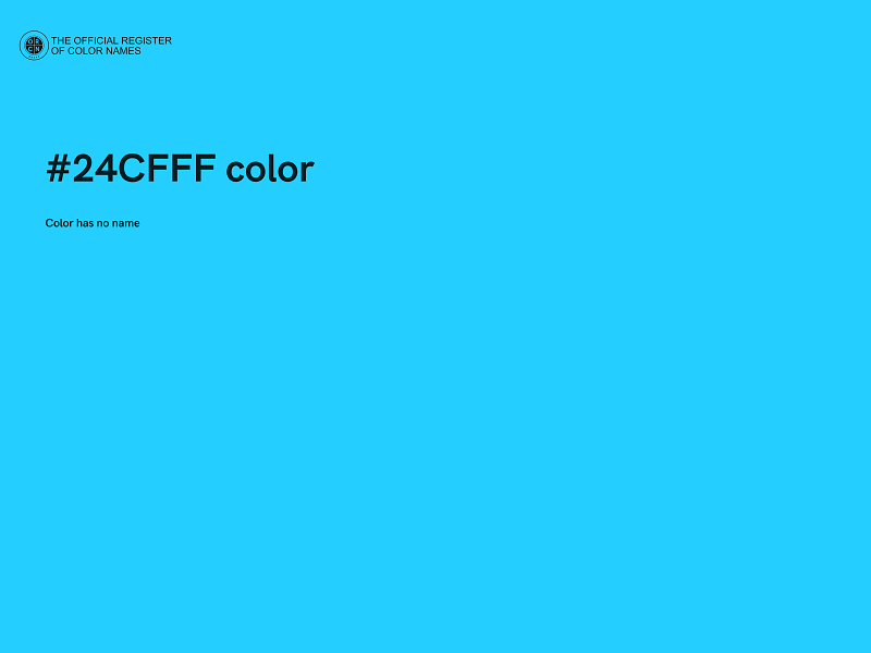 #24CFFF color image