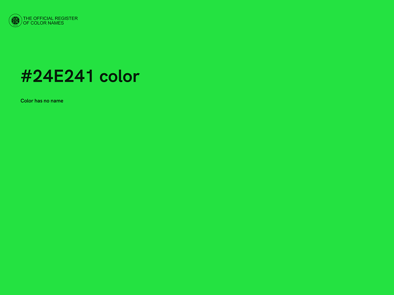 #24E241 color image