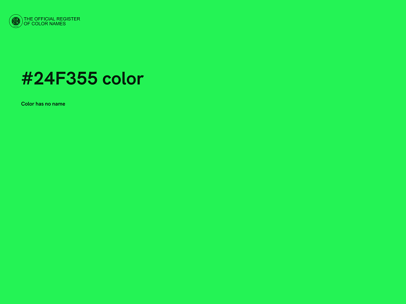 #24F355 color image