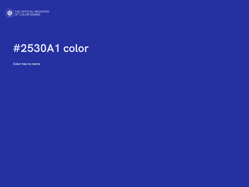 #2530A1 color image