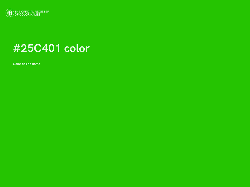 #25C401 color image