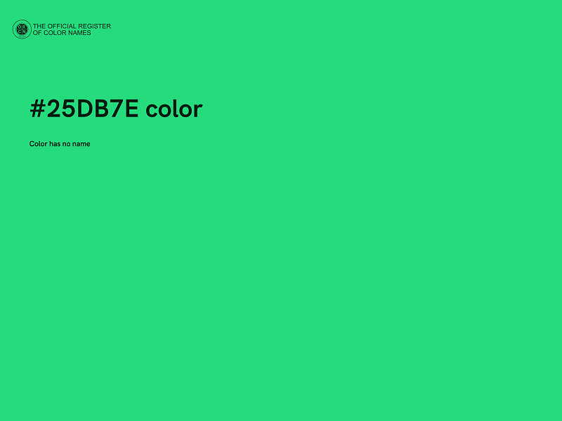 #25DB7E color image