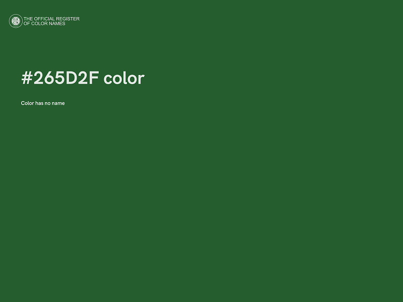 #265D2F color image