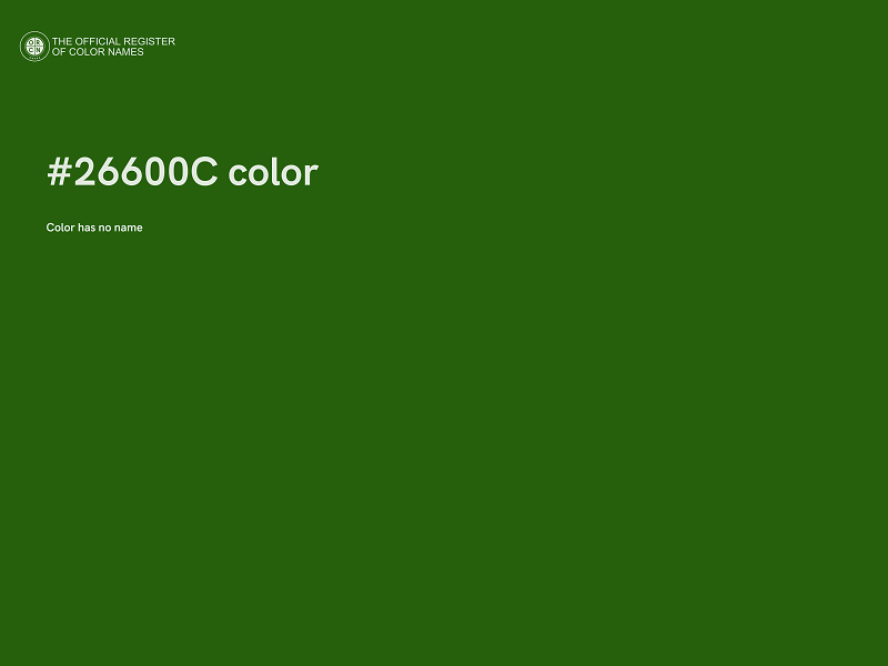 #26600C color image