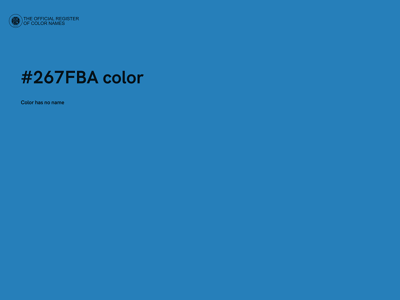 #267FBA color image