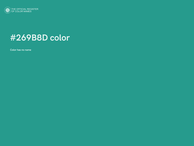 #269B8D color image