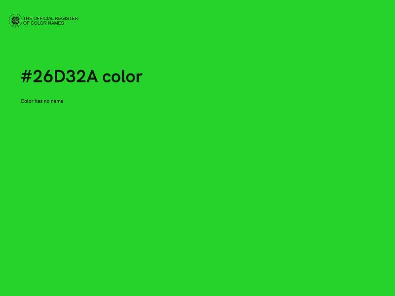 #26D32A color image