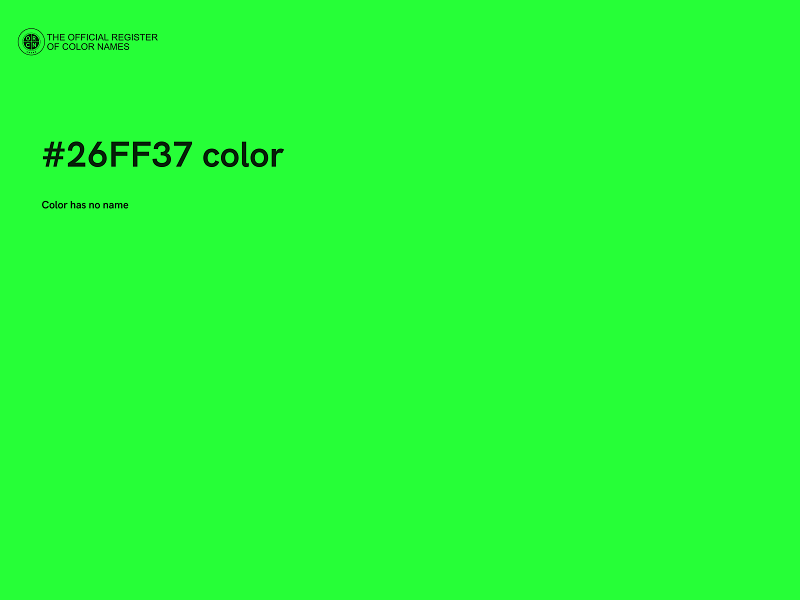 #26FF37 color image