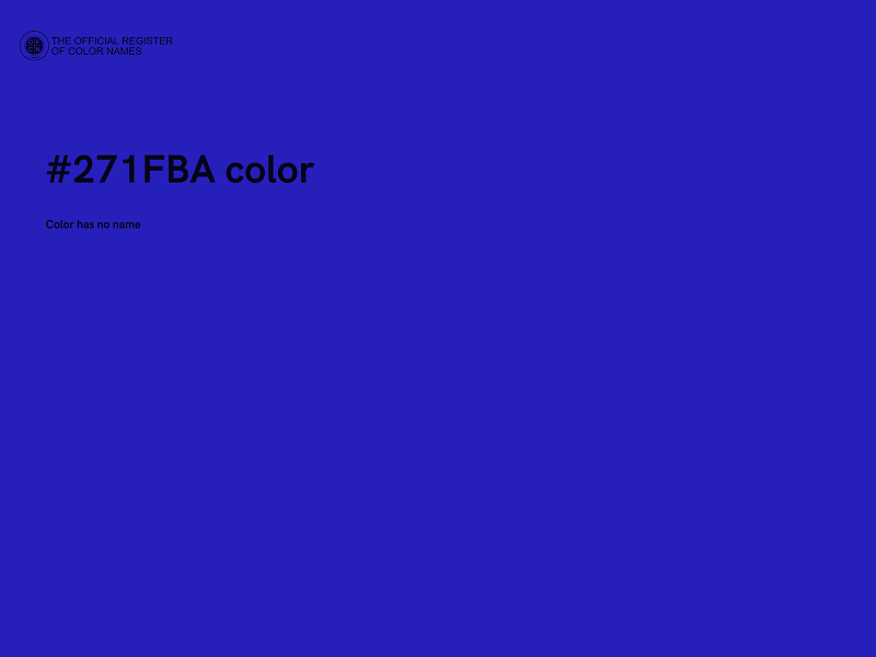 #271FBA color image