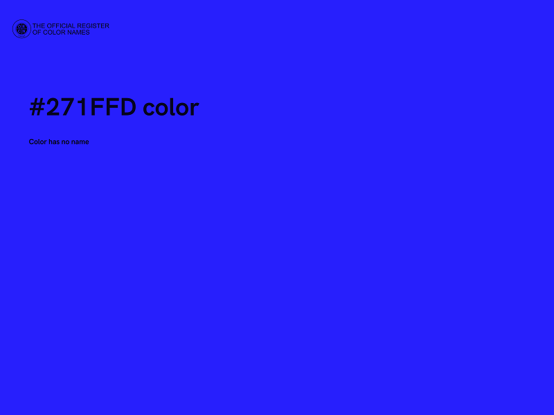 #271FFD color image